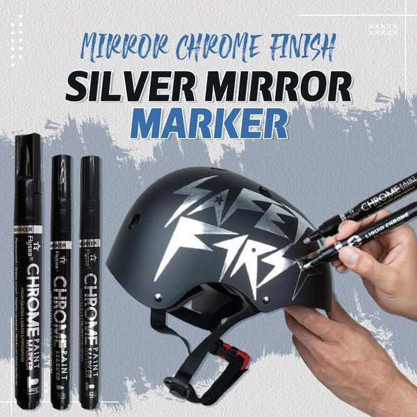 Silver Mirror Marker DIY Paint Mirror Chrome Finisher