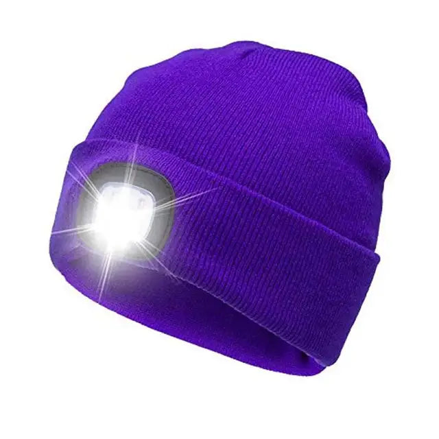 Bright Night Knit LED Beanie