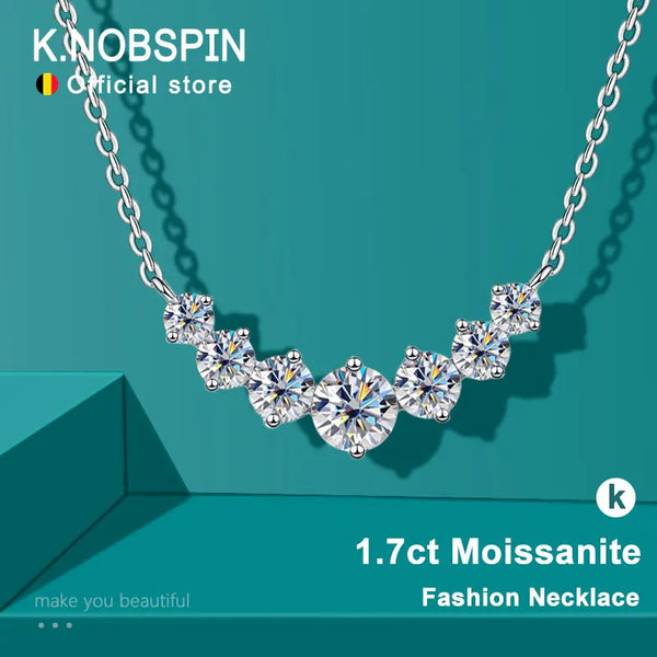 LuminaLux Moissanite Elegance Necklace