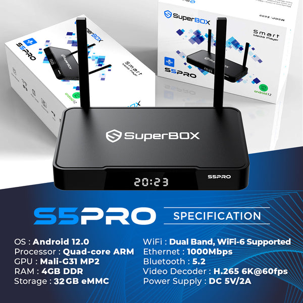 SuperBox S5 Pro Entertainment