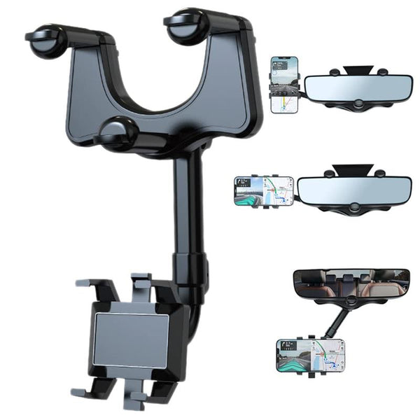 360° Car Rearview Mirror Phone Holder for Car