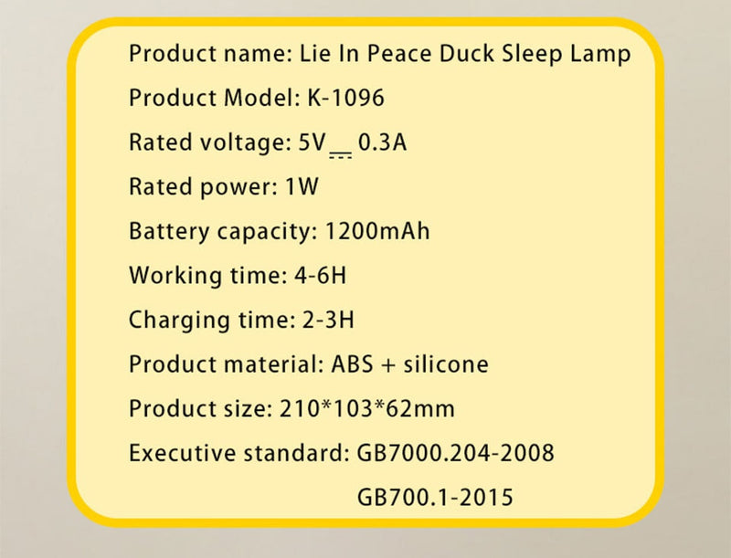 Duck Nightlights Led Night Light Rechargeable Cartoon Silicone Lamp Patting Switch Children Kid Bedroom Decoration Birthday Gift
