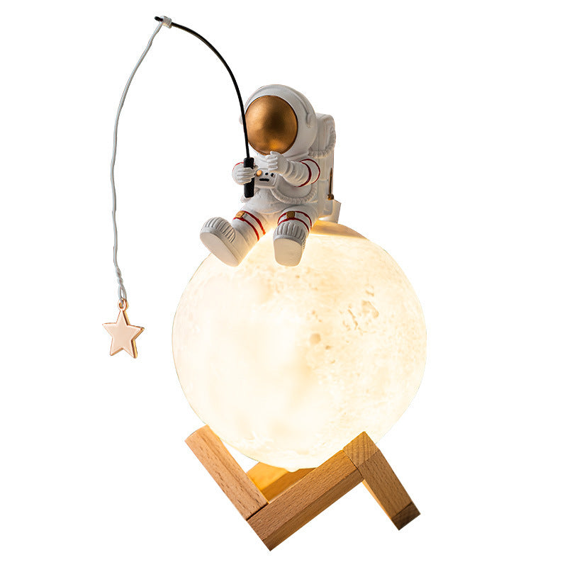 Astronaut Figurines  Night Light Humidifier Cold Fog Machine