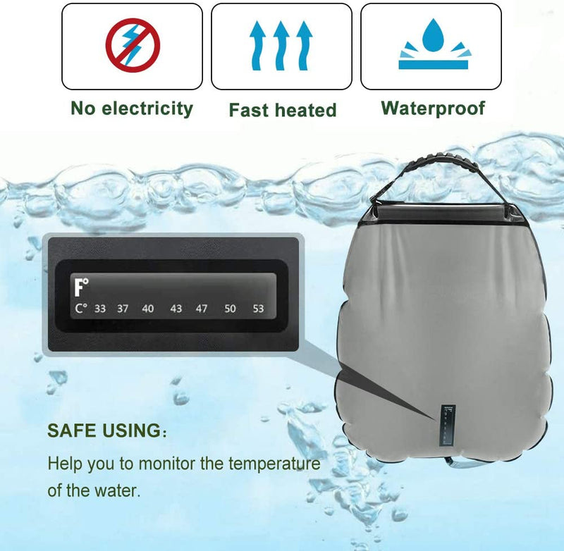 Portable Solar Shower Bag For Camping or Outdoors