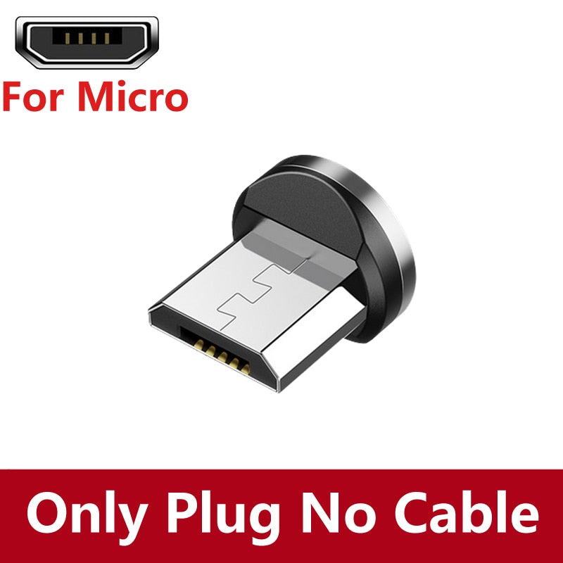 Magnetic Micro USB Type C Cable For iPhone - Xiaomi -Samsung- Mobile Phones (Fast Charging)