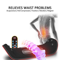 Electric Lumbar Traction Device Intelligent Back Massager Heating Vibration