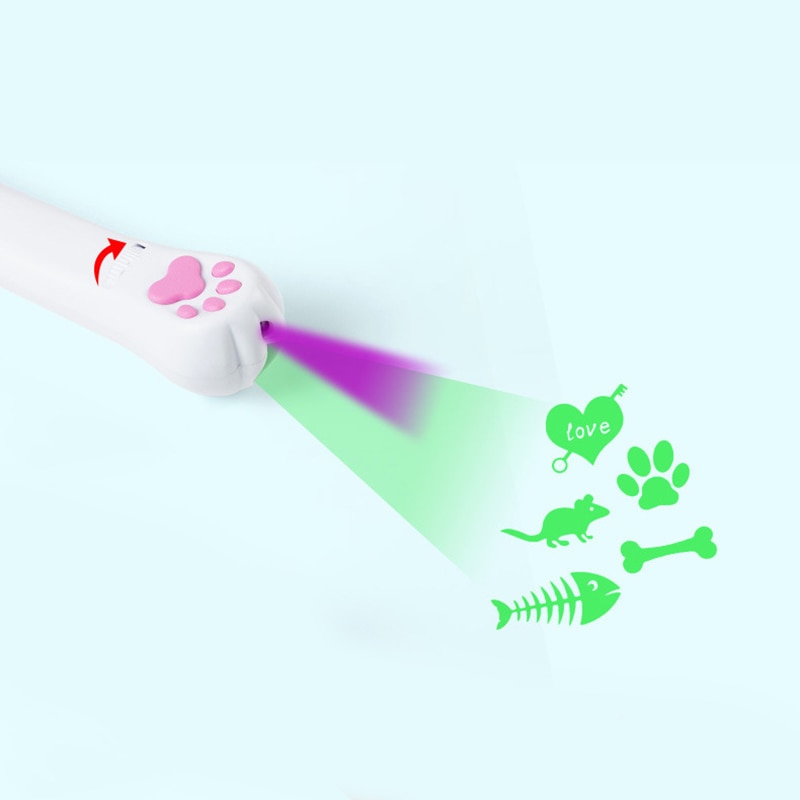 LED Projection Cat or Dog Toy Pen