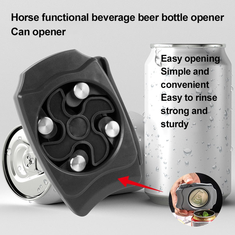 Can Opener Stainless Steel Corkscrew ( Beer Bottle or Soda - Remover )