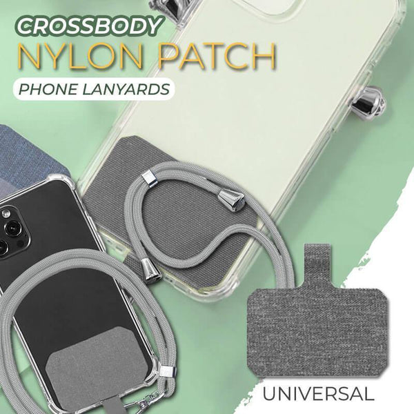 Universal Crossbody Nylon Patch Phone Lanyards Mobile Phone Strap