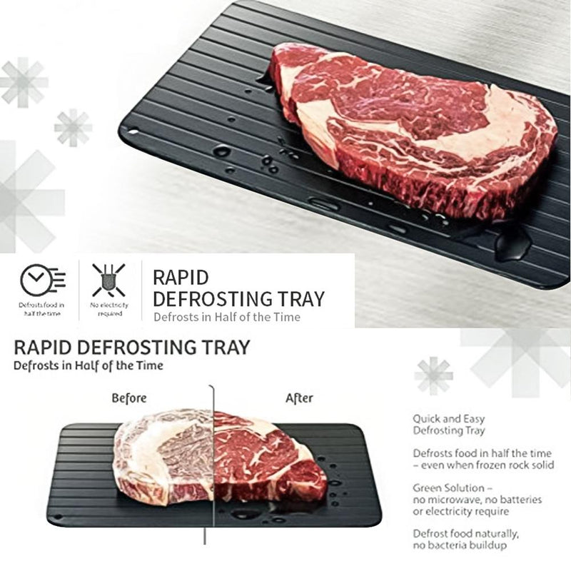 Fast Defrosting Tray Thaw Frozen Food (Plate Board)