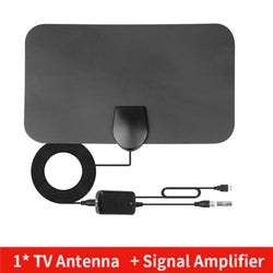 4K 8K 25dB High Gain HD TV DTV Box Digital TV Antenna 3000Mile Booster Active Indoor Aerial HD Flat Design For DVB-T2 TV Antenna