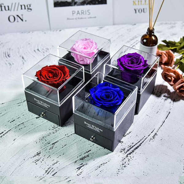 Rose Jewelry Box Preserved Flower