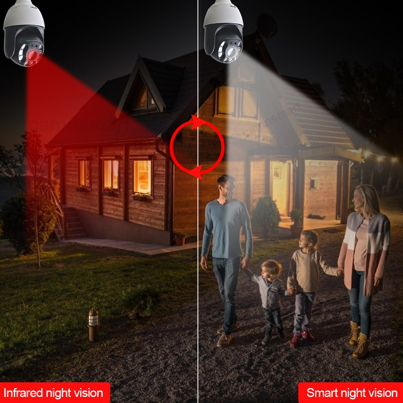 Bulb Wireless 360 Security Camera