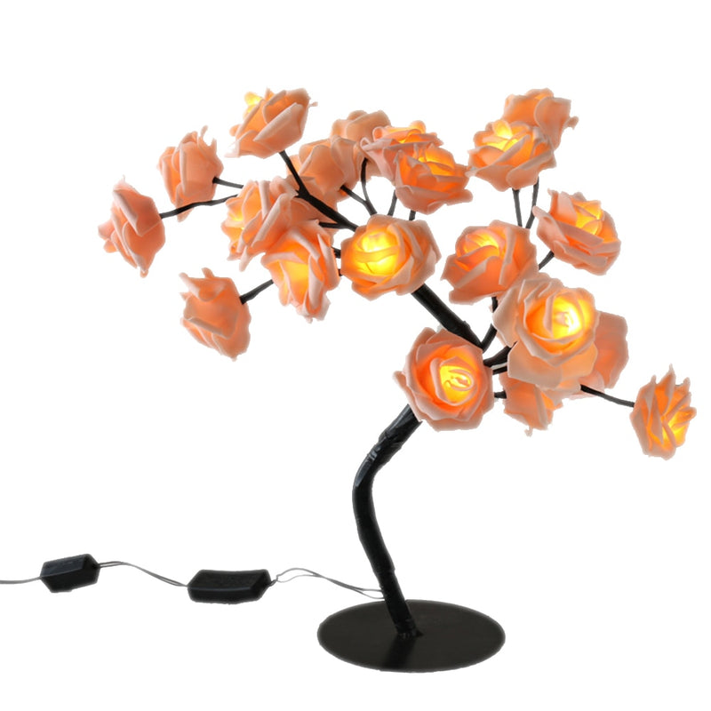 LED Table Lamp Lights Rose Flower Tree