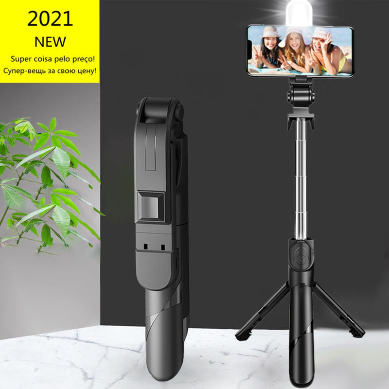 2021 NEW Bluetooth Wireless Selfie Stick Mini Tripod