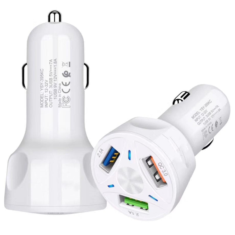 USB Car Charger Quick Power 3.0 Fast Charger