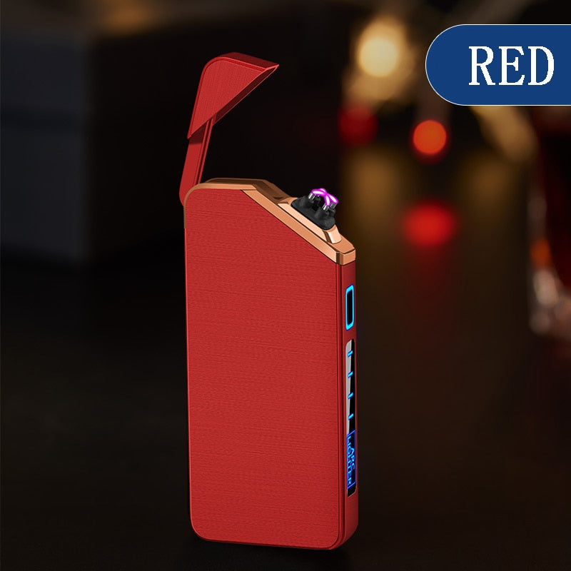 Dual ARC Electric Lighter USB Re- Chargeable Plasma