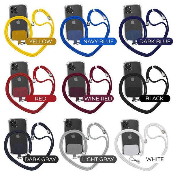 Universal Crossbody Nylon Patch Phone Lanyards Mobile Phone Strap