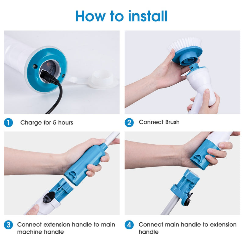 Electric Wireless Cleaning Set