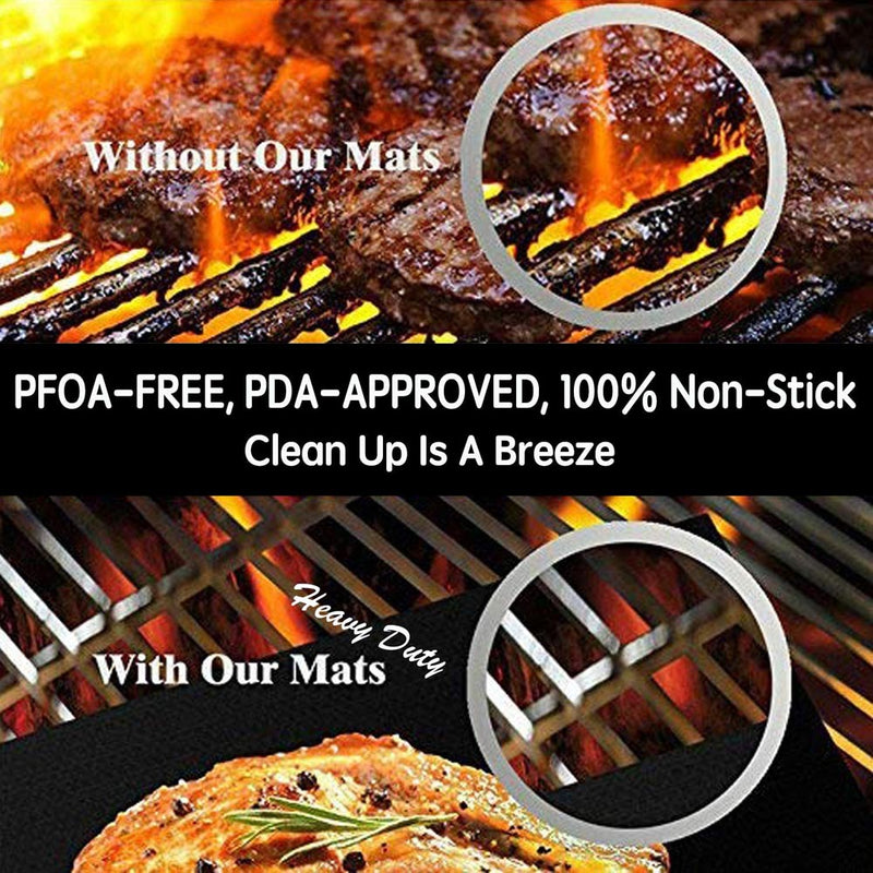 BBQ Grill Mat Barbecue Outdoor Baking Non-stick Pad (Reusable)