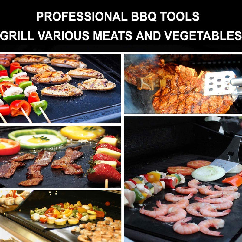 BBQ Grill Mat Barbecue Outdoor Baking Non-stick Pad (Reusable)