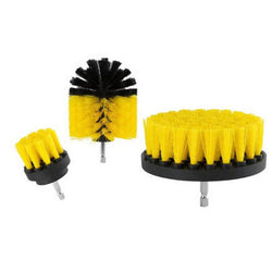 3 pieces set of electric washing brush drill brush kit