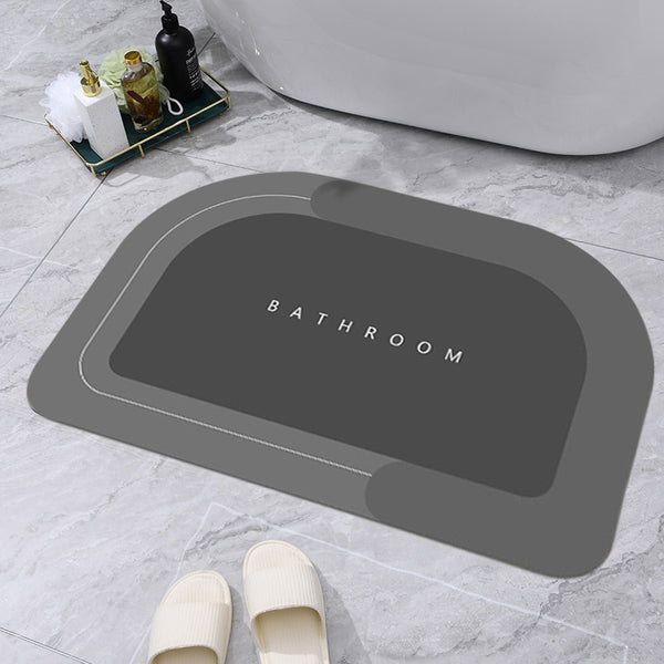 Super Absorbent Bath Mat Quick Drying Non-slip