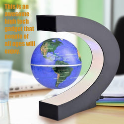 World Map Magnetic Levitation Floating Globe
