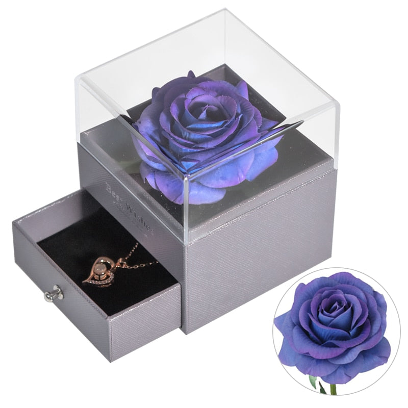 Rose Jewelry Box Preserved Flower