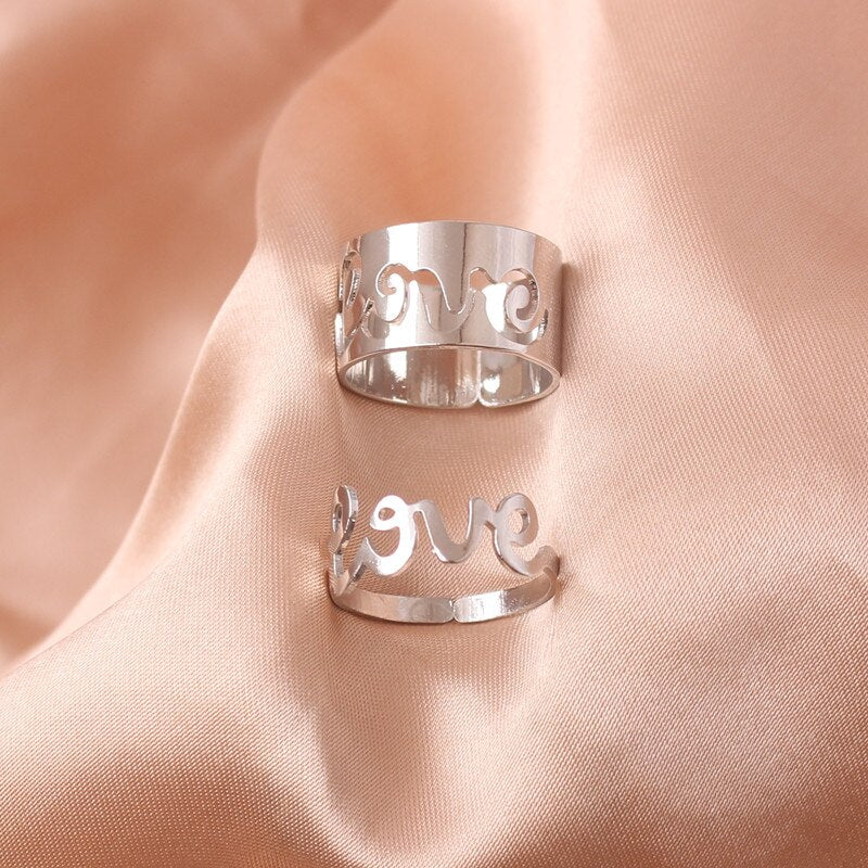 Make a Statement with These Silver Butterfly Rings