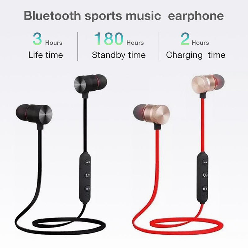 Magnetic Wireless 5.0 Bluetooth Earphone Music Headset Phone Neckband Sport Earbuds