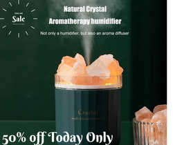 Portable Crystal Aromatheraphy Humidifier Wireless