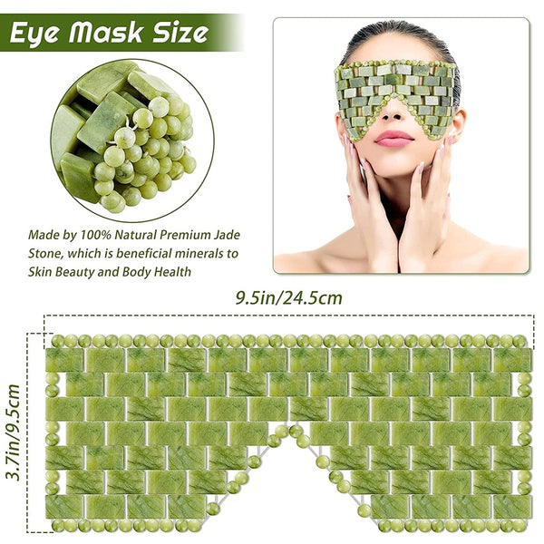 Exquisite Natural Jade Eye Mask