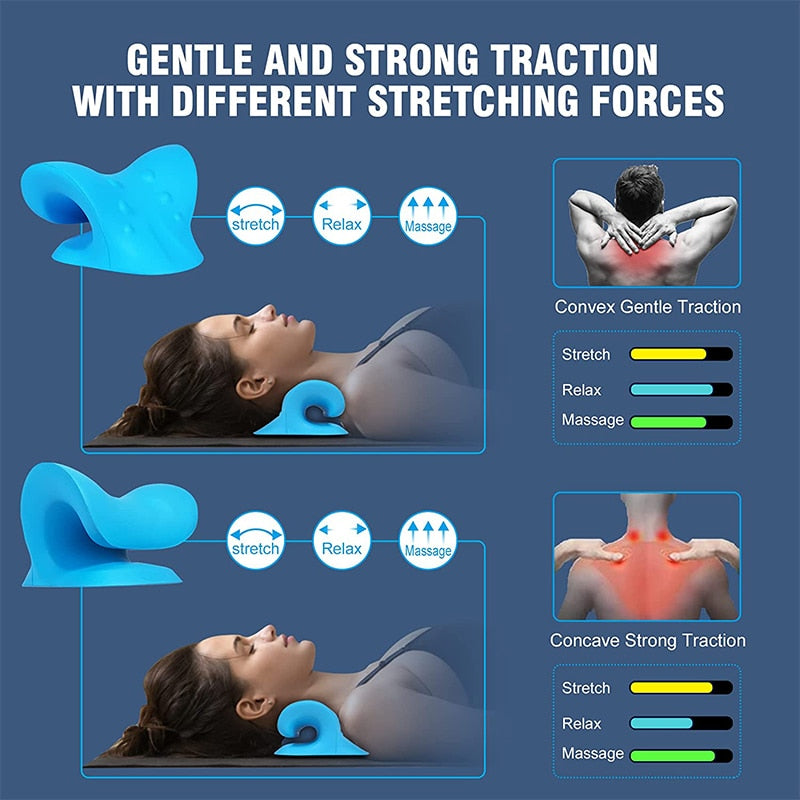 Relaxation Traction Neck and Shoulder Massage Pillow