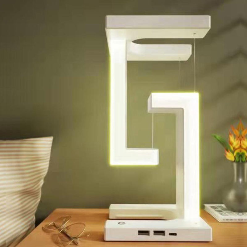 Levitating Wander Lamp Portable Wireless Charger & Night Light for Travelers - Home -Office