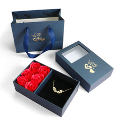 Four Leaf Clover Valentine Gift Necklace