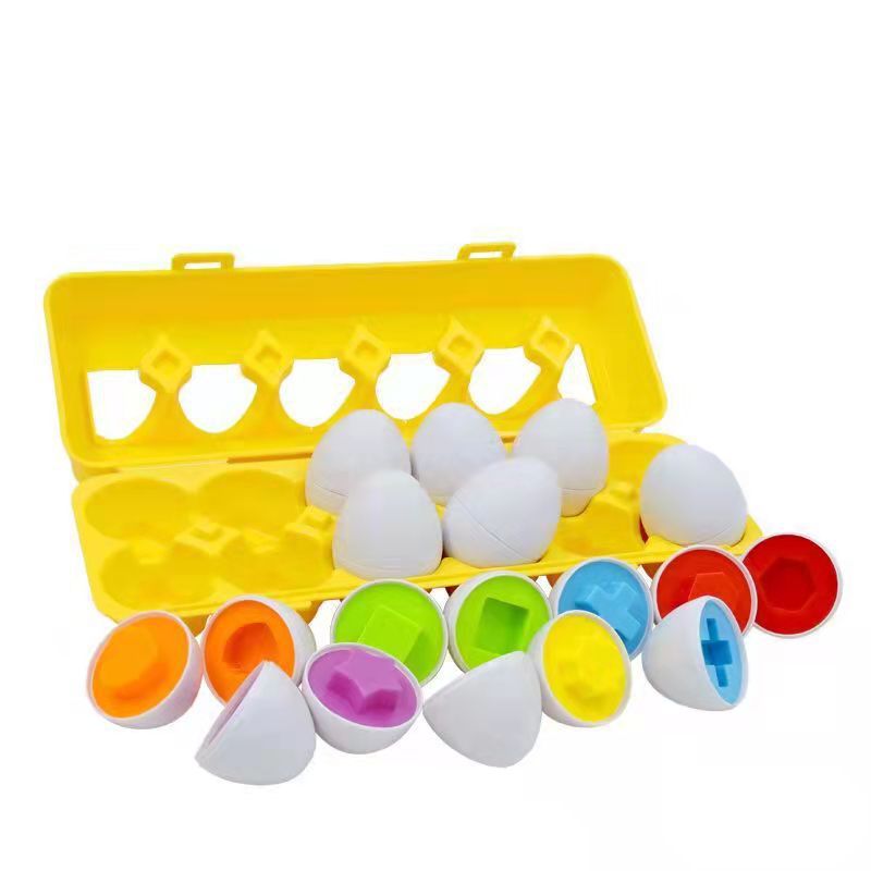 Montessori Geometric Eggs-Baby Toys
