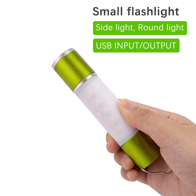 Outdoor Camping LED Telescopic Flashlight with Tripod