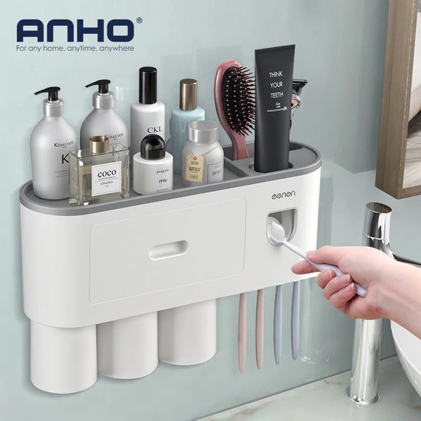 Toothbrush Holder & Squeezer