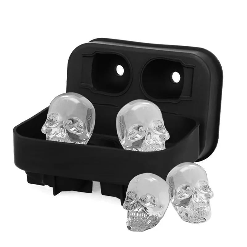 3D Skull Ice Cube Molds