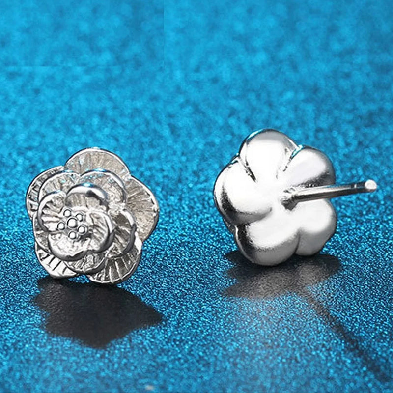 Blossoming Elegance Rose Studs