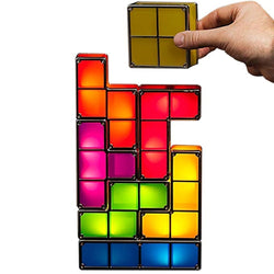 Tetris Night Light Colorful Stackable Puzzle