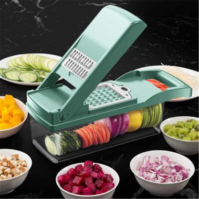 Vegetable Cutter 6 Dicing Blades Kitchen Slicer