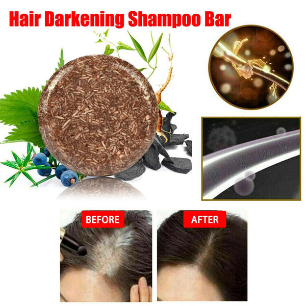 Hair Darkening Shampoo Bar - Natural Organic