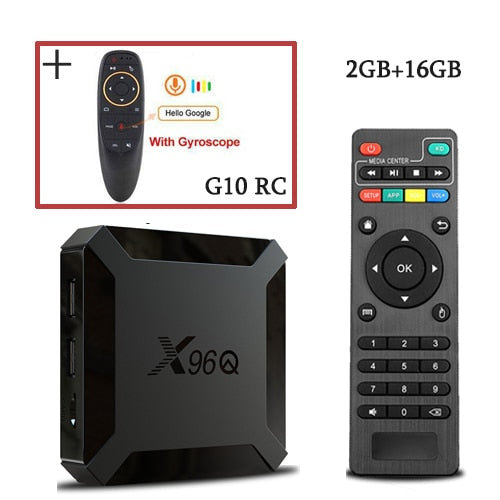 X96Q Smart TV BOX High Quality Android 10.0 2GB 16GB 4K no apps