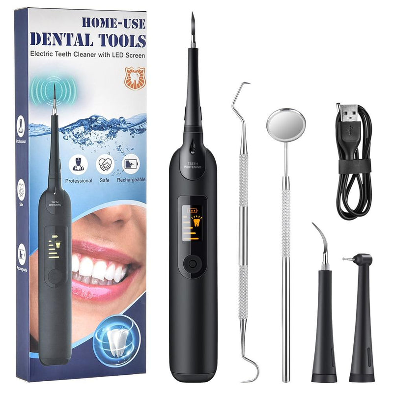 Electric Teeth Cleaner Ultrasonic with Replacement Heads