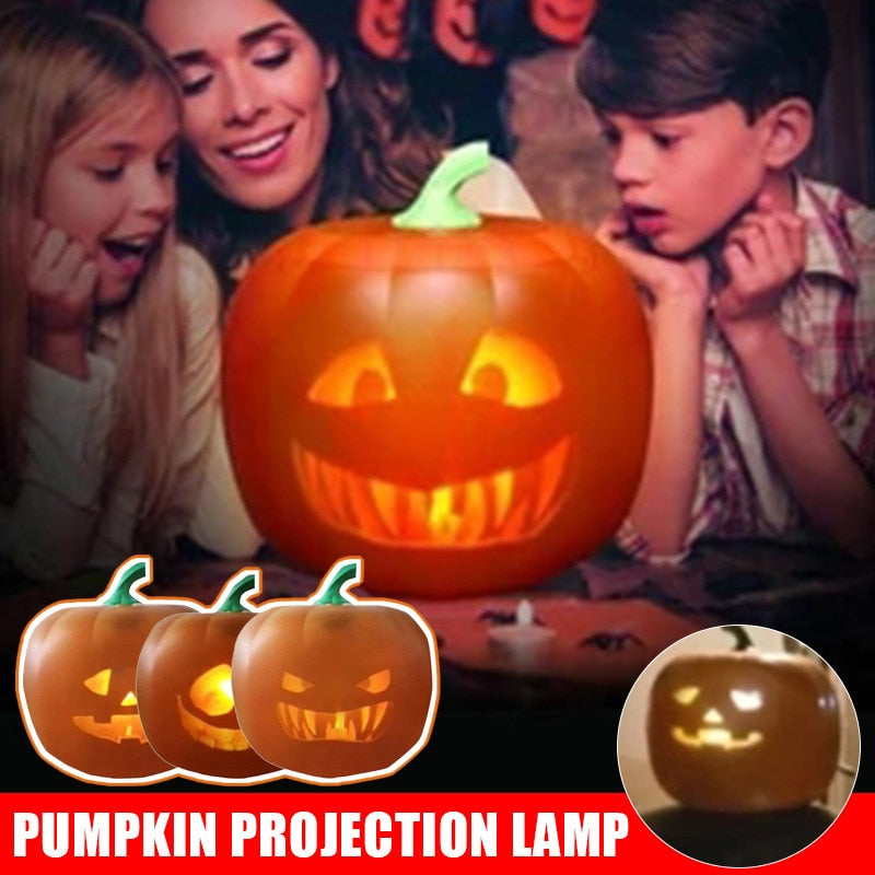 Pumkin Projector Light Flash Talking LED Pumpkin