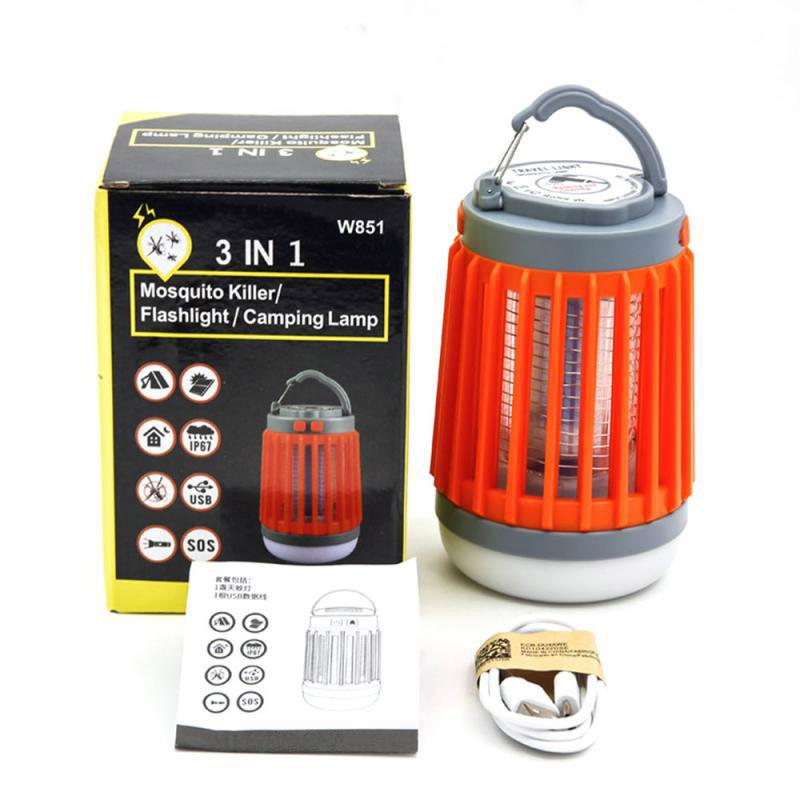 3-In-1 LED Solar Power Mosquito Killer Lamp