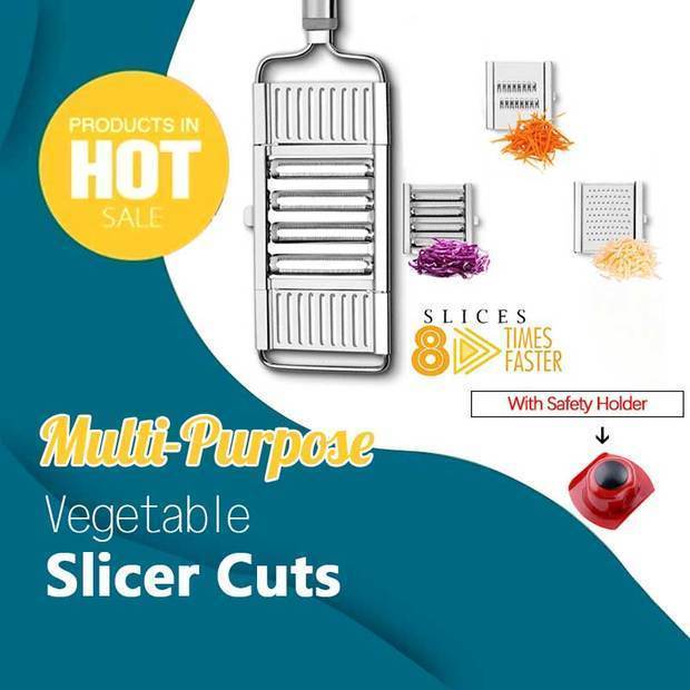 Multi-Purpose Vegetable Slicer or  Grater  Plus  Shredder